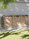 vidaXL Metallisch Regal Holzlagerung 234x45x100cm