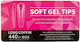 Long Coffin Soft Gel Nail Tips Transparent COSMO-12060