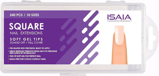 Isaia Soft Gel Връхчета за нокти Прозрачни COSMO-12172