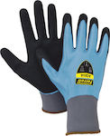 Ferreli Waterproof Gloves for Work Turquoise Latex 1pcs