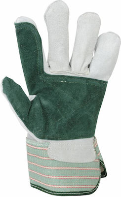 Ferreli Γάντια Εργασίας Πράσινα Δερματοπάνινα