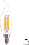 HomeMarkt LED Lampen für Fassung E14 Warmes Weiß Dimmbar 1Stück