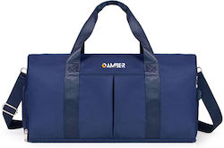 Amber Reisetasche 30Es Blau Stoff L49xB24xH25cm