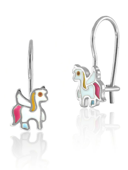 Bijou Box Kids Earrings Pendants Unicorns made of Silver