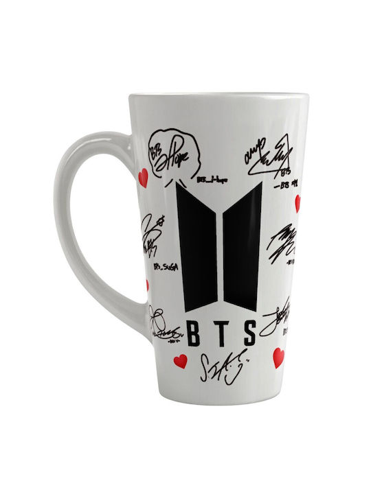 Koupakoupa Bts Signs Mug Ceramic White 450ml 1pcs