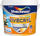 Vivechrom Vivecryl Plastik Farbe für Äußeres Verwendung Weiß 970ml