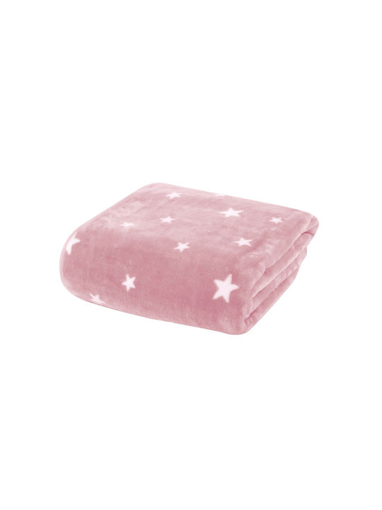 Nef-Nef Decke Kinderbett Stellar Pink 100x140cm