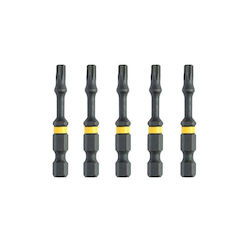 Dewalt Set 5 Biți Șurubelniță Torx