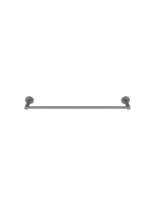 Pam & Co Single Wall-Mounted Bathroom Rail Gray