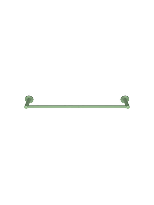 24home.gr Single Wall-Mounted Bathroom Rail Green