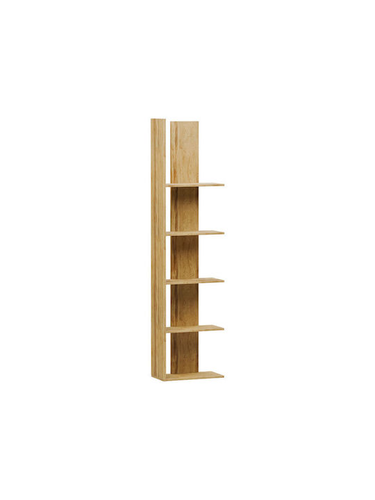 Corner Bookcase Mirca Sonoma 41.4x21x162cm