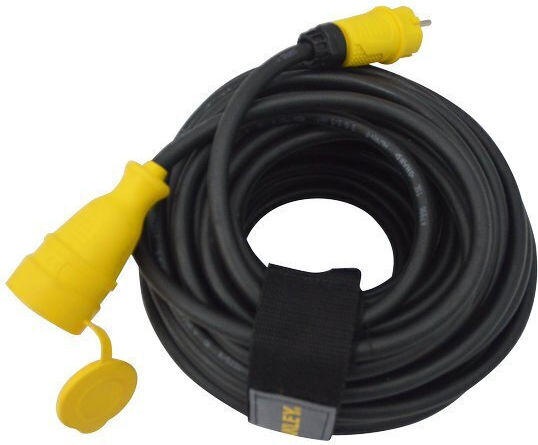 Stanley 1 Platz mit Kabel 20m Durchmesser 3 x 2.5mm² Schwarz