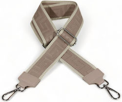 Passaggio Leather Λουρί για Πλεκτή Τσάντα Ροζ
