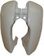 Exterior Motorcycle Plastic Part Gray 1pcs