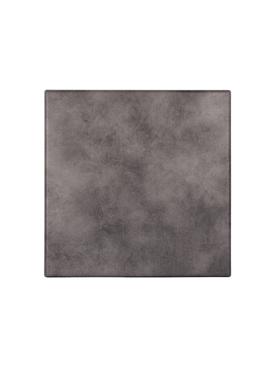 HomeMarkt Square Table Surface Werzalit Cement ...
