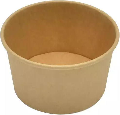 Ecocraft Set de 100 Cutii de carton Cutii Supă Kraft 450ML