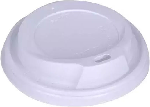 Ecocraft Disposable Cup Lids Sip Lid in White color (100pcs)