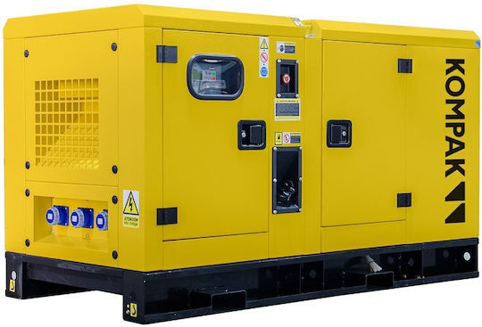 ITC KDG22KS Трофазен Тиха Генератор Дизел с Миза и Максимална Мощност 22kVA