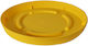 Atmosphera Πιάτο Γλάστρας Πλαστικό Yellow 28x28εκ. 10.01.00D28YE