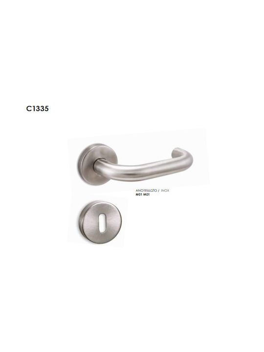 Conset Lever C1335 C1335RAYROZM01 Pair Stainles...