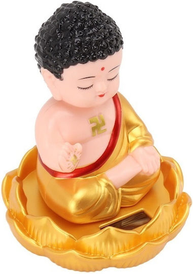 Decorative Buddha made of Plastic Prosperity 11x8.5cm 1pcs