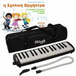 Stagg Melodica/Pianika 32 Taste Melosta Negru