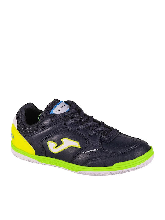 Joma Kids Soccer Cleats Top Flex Indoor Navy Blue