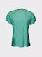 Luanvi Damen Sportlich T-shirt Schnell trocknend mit Transparenz Polka Dot Blau