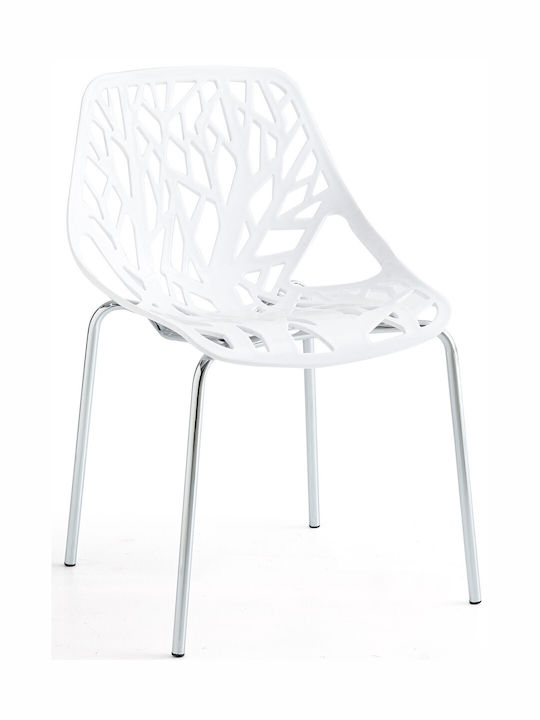 Plexy Stühle Küche Weiß 1Stück
