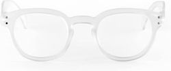 PopMe Reading Glasses +3.00 Ice White