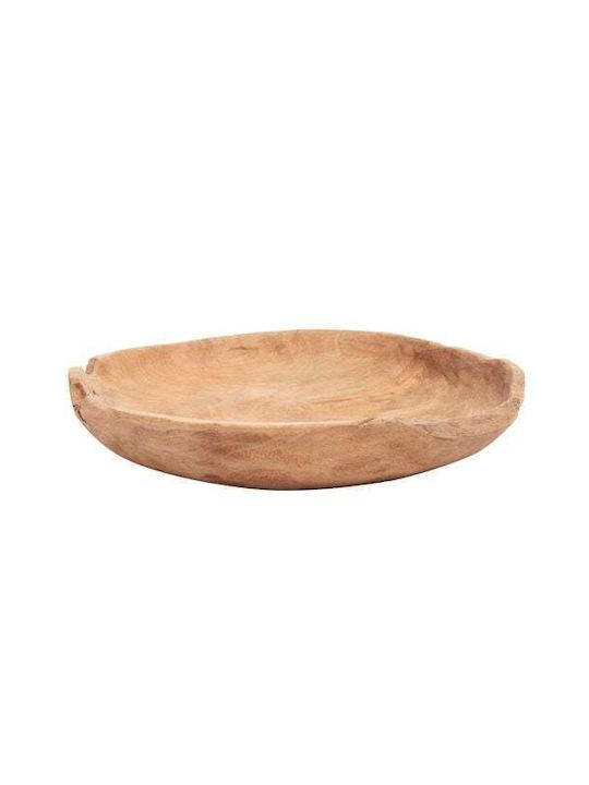 Muubs Wooden Round Decorative Tray