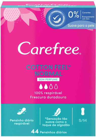 CareFree Cotton Feel Panty Liners 44pcs