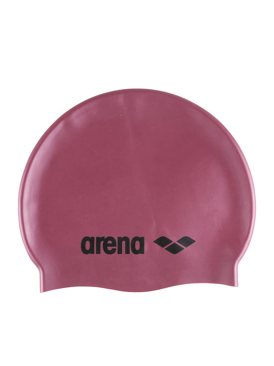 Arena Silicone Adults Swimming Cap Red