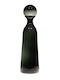 Zen Collection Glass Liqueur Decanter with Stopper Black