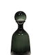 Zen Collection Glass Wine Decanter with Stopper Black