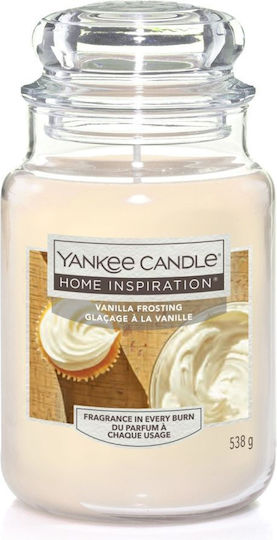 Yankee Candle Scented Candle Jar with Scent Vanilla White 538gr 1pcs