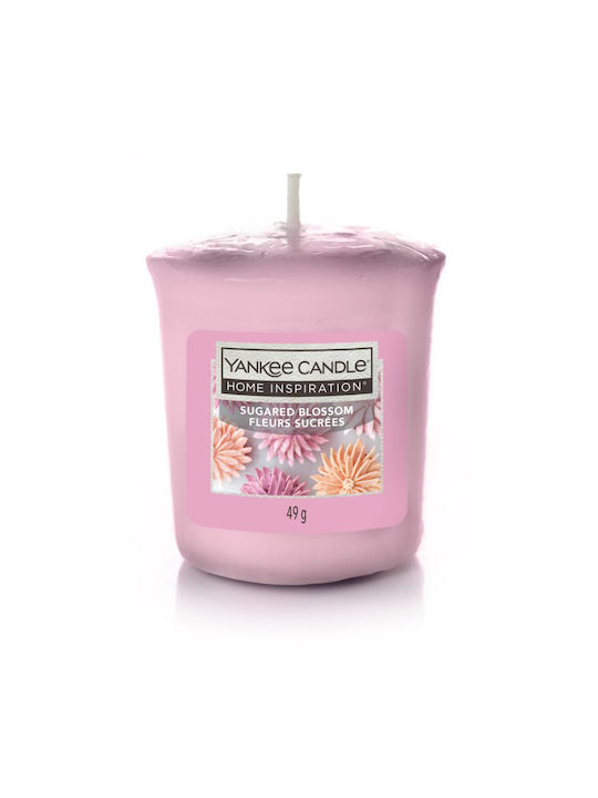 Yankee Candle Scented Candle Jar Pink 49gr 1pcs