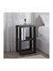 Κομοδίνο Lonie Ξύλινο Ανθρακί 34x30x55cm GP037-0026,6