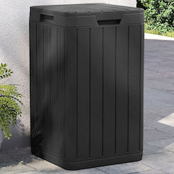 vidaXL Πλαστικός Κάδος Απορριμμάτων 80lt Γκρι vidaXL Πλαστικός Κάδος Απορριμμάτων 80lt Γκρι
