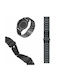 Armband Rostfreier Stahl Schwarz (Galaxy Watch 3 45mmHuawei Watch GT / GT2 (46mm)Amazfit GTR 47mm)