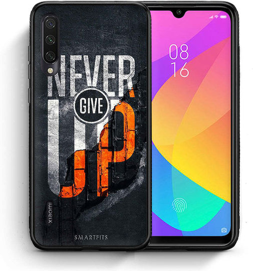 Smartfits Never Give Up Back Cover Μαύρο (Xiaomi Mi A3)