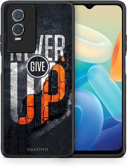 Smartfits Never Give Up Back Cover Μαύρο (Vivo Y76 5G / Y76s / Y74s)
