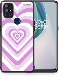 Smartfits Lilac Hearts Lila (OnePlus Nord N10)