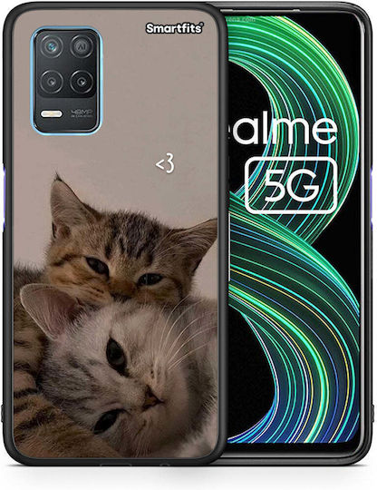 Smartfits Cats In Love Задна корица Бежов (Realme 8 5G) 8559101903187_47176294269267