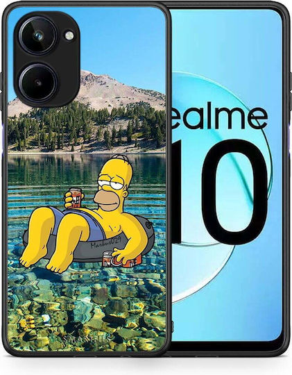 Smartfits Summer Happiness Back Cover Κίτρινο (Realme 10)