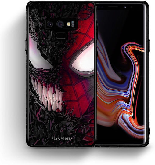 Smartfits Popart Spidervenom Umschlag Rückseite Schwarz (Galaxy Note 9) 4551260700809_32200700657801