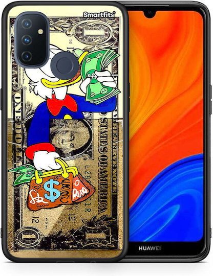 Smartfits Duck Money Umschlag Rückseite Grün (OnePlus Nord N100)