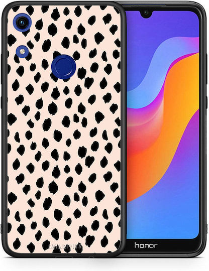 Smartfits Polka Dots Umschlag Rückseite Beige (Ehre 8A)