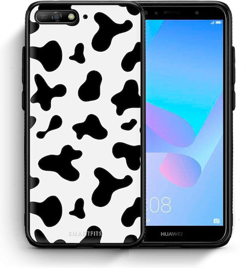 Smartfits Cow Print Umschlag Rückseite (Huawei Y6 2018)