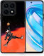 Smartfits Basketball Hero Umschlag Rückseite Orange (Honor X8a)